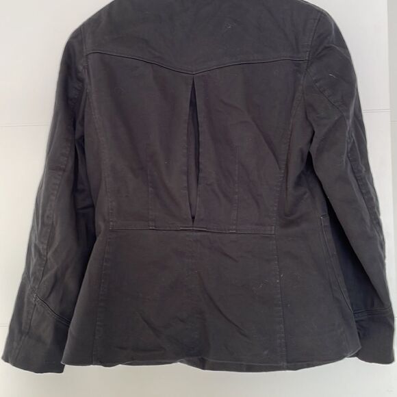 Steilmann Black Fitted Blazer 100% Polyester Size 6 - Picture 9 of 12